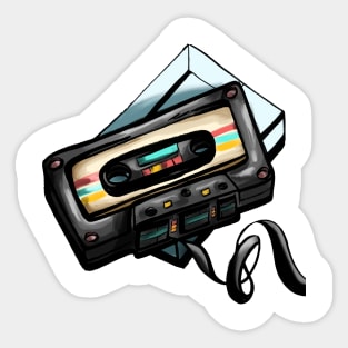 Tape Recorder Sticker